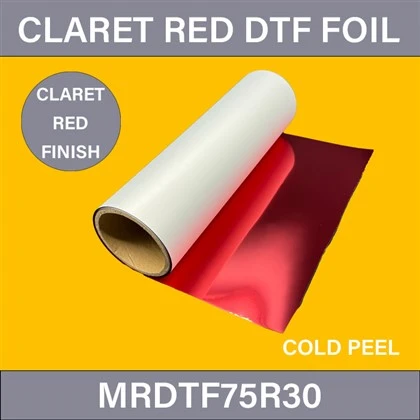 Claret Red DTF Foil Roll
